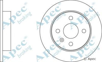 APEC BRAKING dsk297 -  Тормозной диск